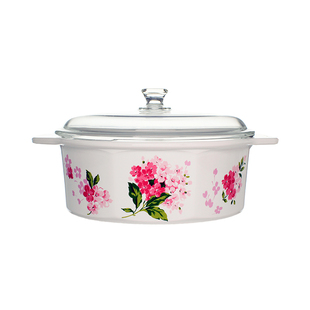 法国乐美雅进口玻璃锅耐高温陶瓷煲汤煮粥锅蒸锅汤锅家用明火燃气