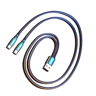 一拖二超级快充数据线二合一适用3Type华为mate60小米三合一双苹果15/16双安卓加长手机充电线编织多头充电器