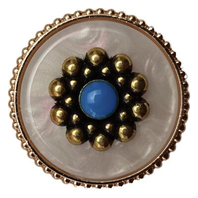 金属花形纽扣外套装饰扣子西装扣