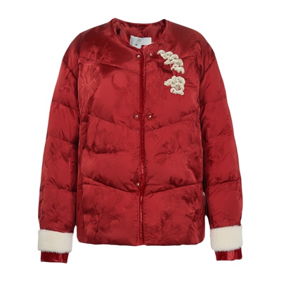 2025新款国风鹅绒服轻薄羽绒服女