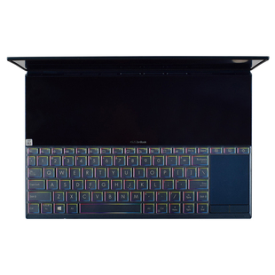 适用ASUS华硕灵耀X2 Duo双屏 灵耀X双屏笔记本电脑键盘保护膜UX4000F防水UX4100E防尘罩