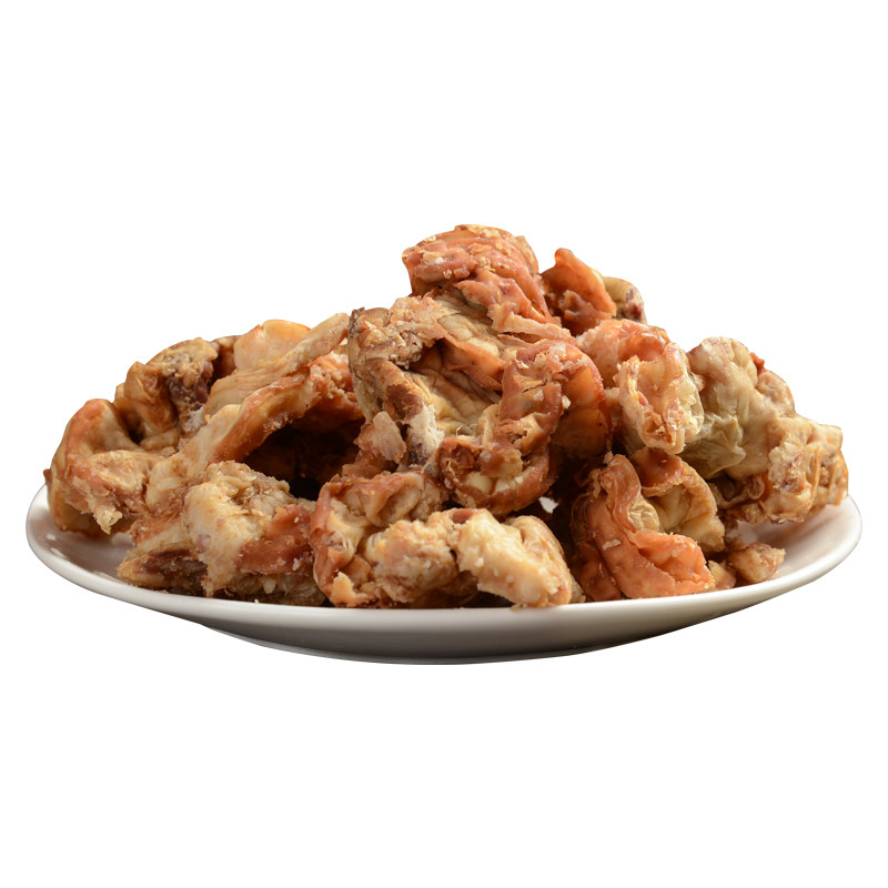 猪肉渣猪油渣猪肉粕花脂渣青岛特产包邮500g夏庄围心肉梭子生酮