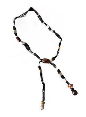 复古腰果花可调节百搭项链