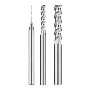 60度3刃加长刃铝用铣刀钨钢合金铣铝专用铣刀高效3刃铝用平底铣刀