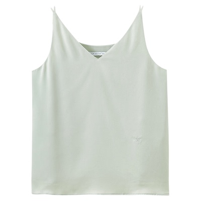 水云间缎面凉感吊带背心女v领内搭叠穿上衣外穿无袖2025夏季新款