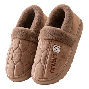 男包跟棉鞋秋冬季加厚保暖加肥加大号特大码48厚底防滑女棉拖鞋49