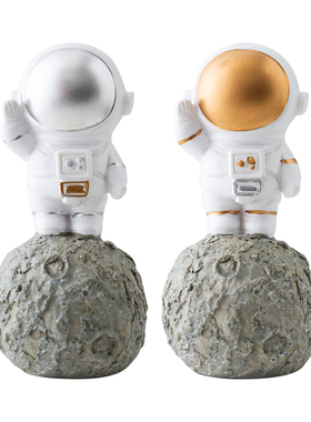 北欧风月球太空人电视柜小摆件