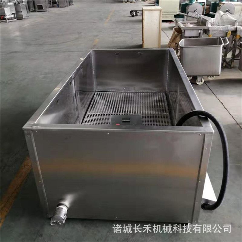 电加热恒温304不锈钢烫池 猪牛羊烫毛浸烫池大型肉联厂屠宰场设备