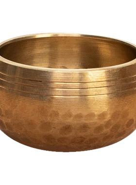 梵木果尼泊尔麟纹颂钵佛音碗哄睡宝宝音疗静心袖珍随身携带铜钵