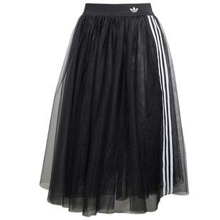 adidas阿迪达斯三叶草女子运动休闲半身裙裙子KS6563