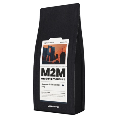 M2Mcasanova意式咖啡豆深烘拼配