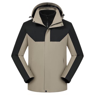 冬季保暖三合一冲锋衣工作服定制印logo男女防水户外团体工装外套