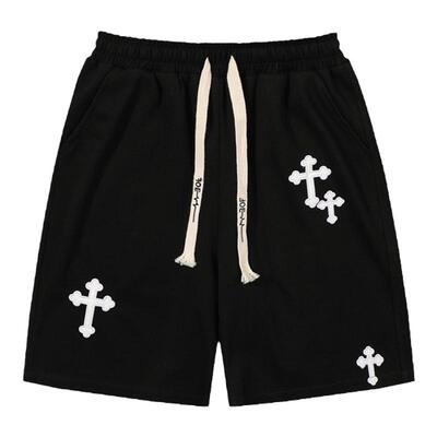 WHXS五分宽松日系字母休闲裤