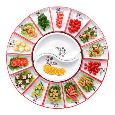 拼盘仿瓷材质长方形网红耐用