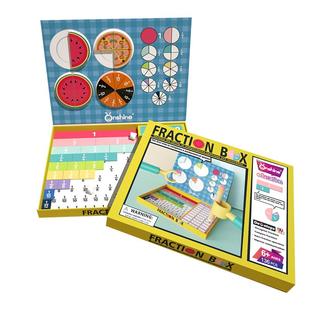 Onshine磁性分数盘一年级分数认知加减运算教具幼儿算术启蒙盒子