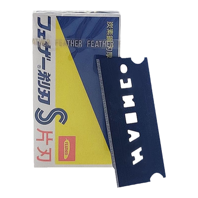 feather羽毛日本青函碳素钢刀片