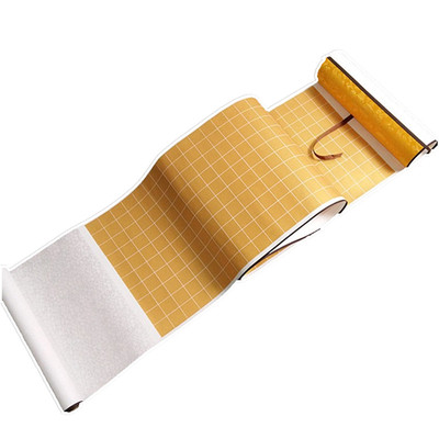 毛笔硬笔书法泥金方格挂轴小楷用