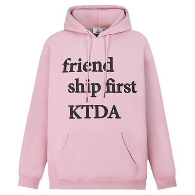 KTDA发泡标语印花卫衣国潮宽松