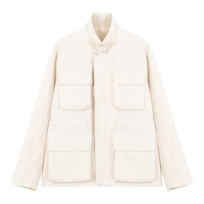 SAMEFLOW复古立领工装夹克外套