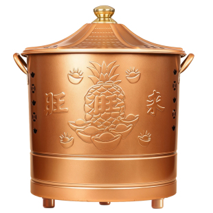 不锈钢烧纸桶金桶烧经桶家用锡箔元宝铁桶化宝桶聚宝盆焚烧炉金钱