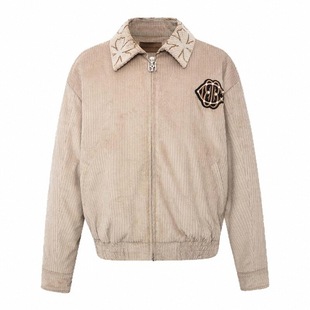 BIRTH OF ROYAL CHILD.BORC 灯芯绒城堡夹克男翻领复古休闲外套