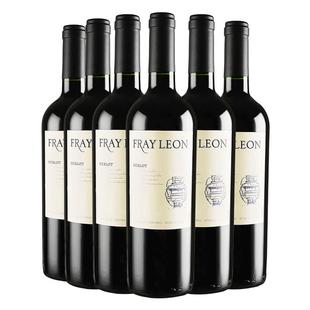 智利原瓶进口红酒富丽安中央山谷fray leon卡曼尼佳美娜梅洛干红