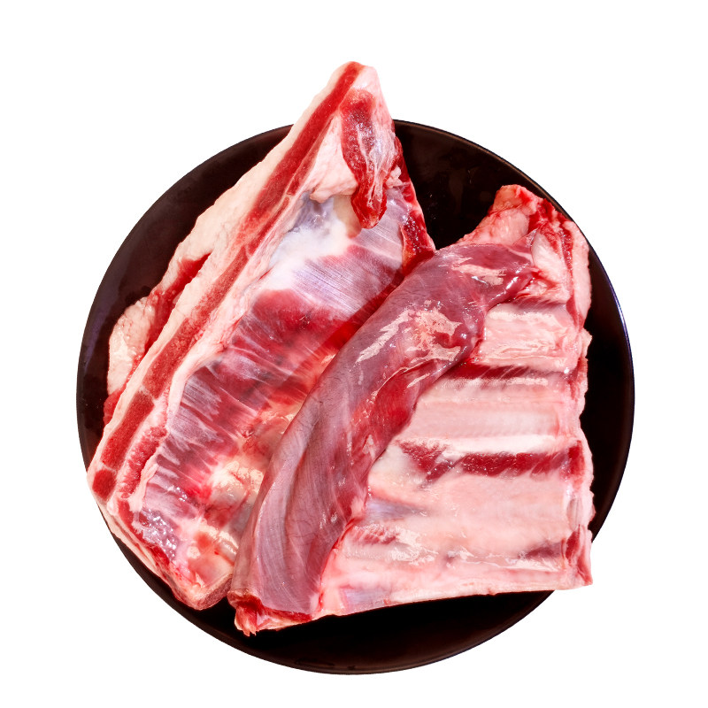 山西特产 原切羊排2斤  炖煮烧烤羔羊羊排 新鲜羊肉