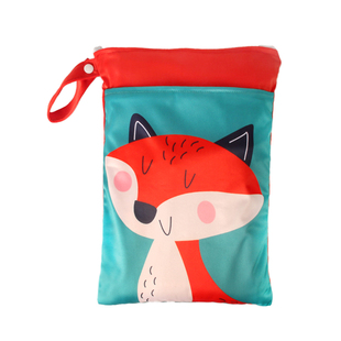 旅行衣物收纳袋儿童防水拉链手提便携大容量内衣内裤分装袋轻便包