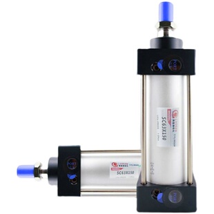 SC标准气缸小型气动大全大推力SC32X40X50X63X80X100X125X160X200