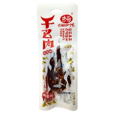 零食四川杰哥风干牛肉干巴肉15g