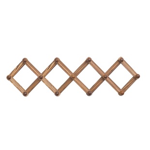 大号木质伸缩衣架挂钩挂门上的衣服挂钩包包挂钩墙壁墙上壁挂架子