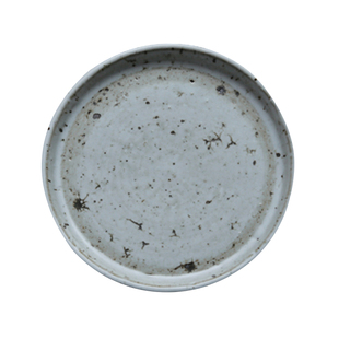 六合堂中式纯手工粗陶白釉托盘紫砂壶承 茶杯托陶壶盖碗托杯垫