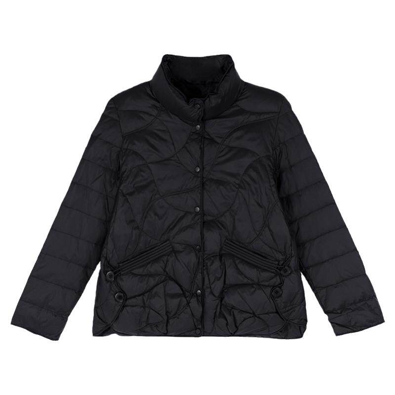 轻薄内胆小个子羽绒棉服女