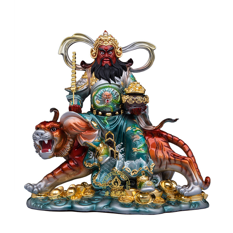 赵公明武财神招财进宝神像摆件