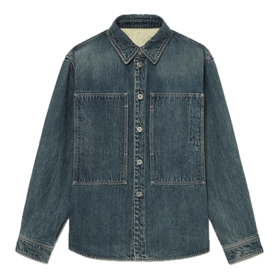 ITJILSANDER宽松长袖牛仔衬衫