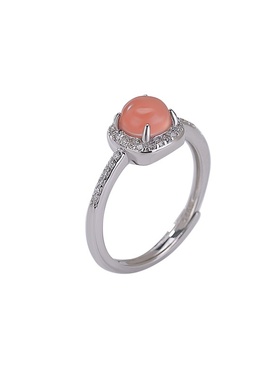 本月新品限时优惠水红玛瑙戒指