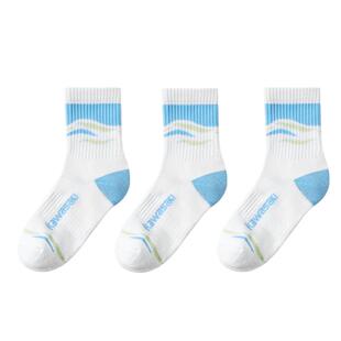 川崎儿童羽毛球袜男女童专业运动袜吸汗透气防滑耐磨跑步袜子正品