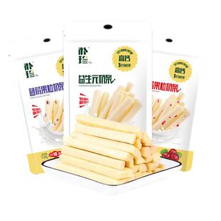 朴珍高钙益生元奶酪牛奶条120g*2袋奶棒条内蒙古特产儿童零食奶条