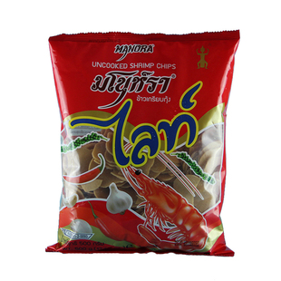 泰国进口马努拉牌宋卡虾片500g龙虾片宋卡龙虾饼鲜虾片油炸虾片