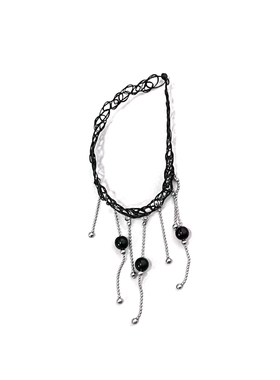 编织流苏女甜酷辣妹暗黑项链项圈