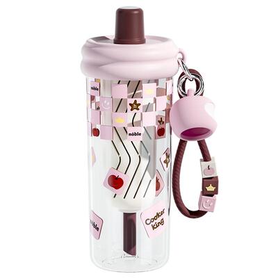 炊大皇吸管水杯学生上学高颜值带茶仓女生Tritan材质夏季便携杯子