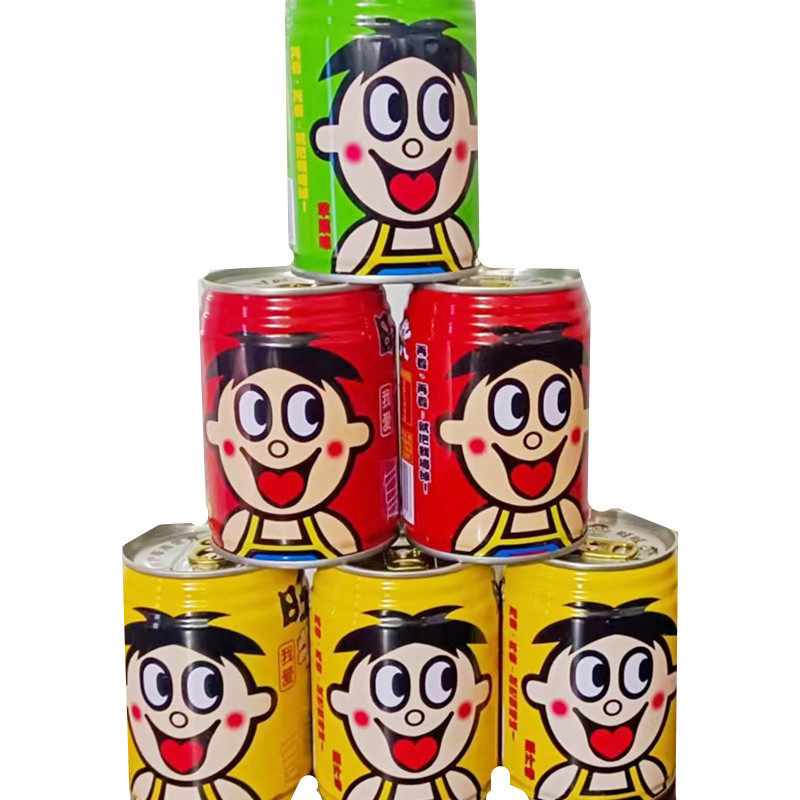 饮品山东省旺仔牛奶旺旺6罐