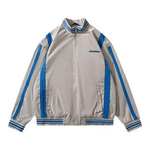 SprayGround美式潮流鲨鱼嘴夹克情侣外套校园风立领宽松休闲上衣