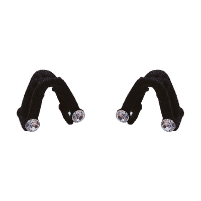 抓夹日韩V形丝绒刘海夹发饰