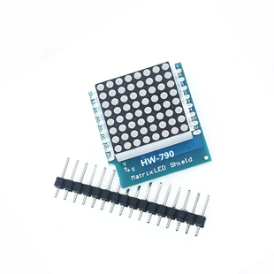 8*8红色点阵模块 TM1640数码管驱动器芯片矩阵板 适用于D1 mini