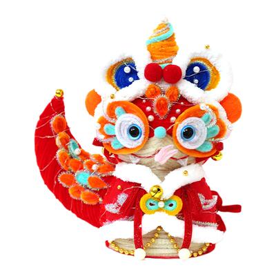 新年灯笼儿童礼物扭扭棒幼儿园手工编织diy材料包元旦春节灯笼