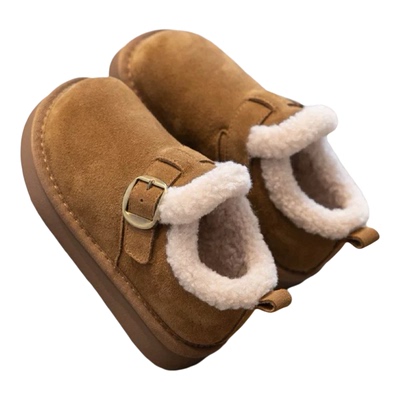 小黄鸭儿童保暖棉鞋女宝宝