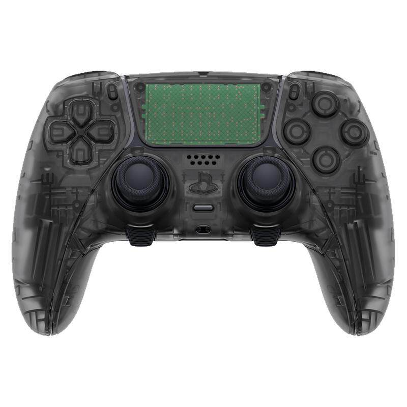 eXtremeRate易极改PS5 Edge手柄全套替换壳键套装全透明磨砂外壳适配索尼Edge手柄DIY个性改装易安装