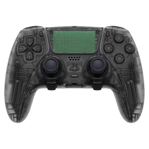 eXtremeRate易极改PS5 Edge手柄全套替换壳键套装全透明磨砂外壳适配索尼Edge手柄DIY个性改装易安装