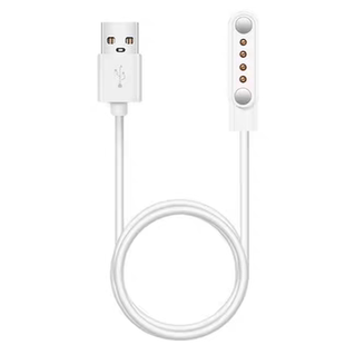 适用于果芯云D3PRO两触点电话手表磁吸线手环充电线数据线4触点